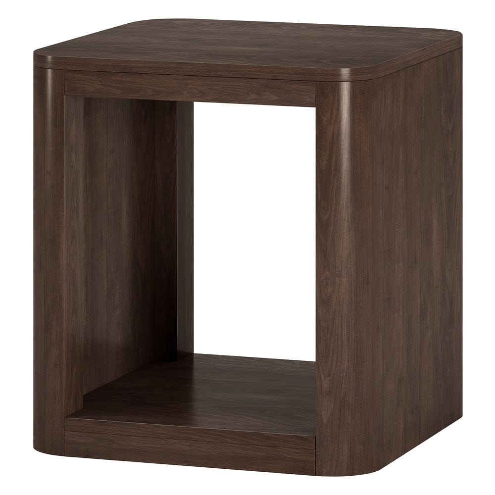 Hudson & Canal - Kellan 20" Wide Square Side Table in Alder Brown - ST2184 view 3