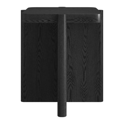 Hudson & Canal - Laguna 20in Wide Square Side Table in Black Grain - ST2465 view 2