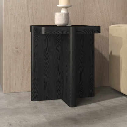 Hudson & Canal - Laguna 20in Wide Square Side Table in Black Grain - ST2465 view 5