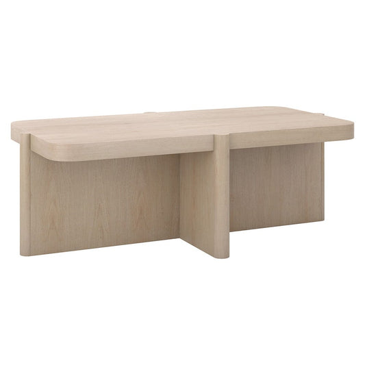 Hudson & Canal - Laguna 45" Wide Rectangular Coffee Table in Alder White - CT2463 view 1