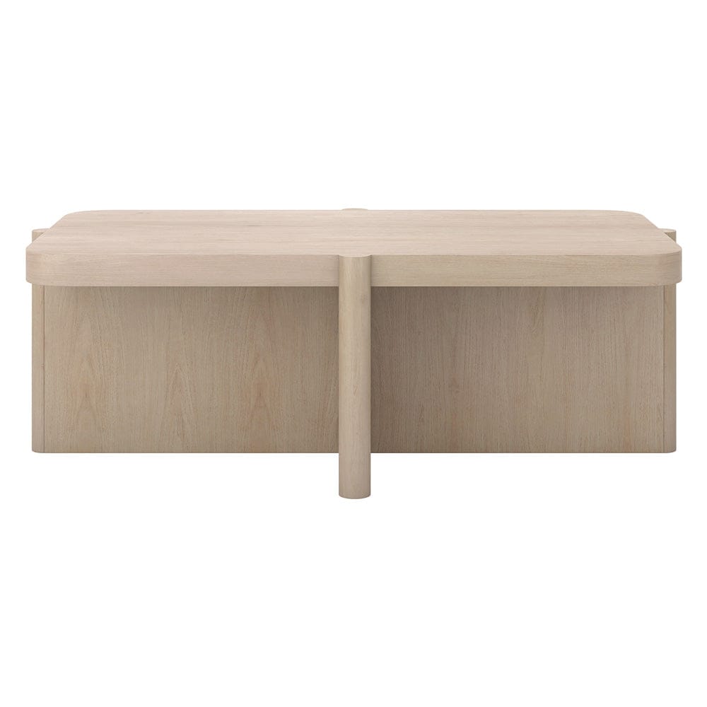 Hudson & Canal - Laguna 45" Wide Rectangular Coffee Table in Alder White - CT2463 view 2
