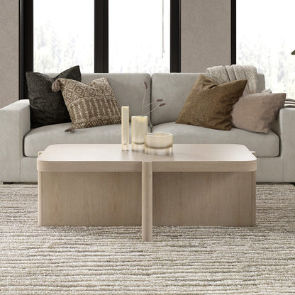Hudson & Canal - Laguna 45" Wide Rectangular Coffee Table in Alder White - CT2463 view 5