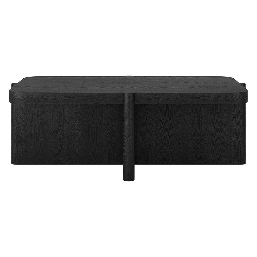 Hudson & Canal - Laguna 45" Wide Rectangular Coffee Table in Black Grain - CT2462 view 2