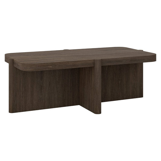 Hudson & Canal - Laguna 45" Wide Rectangular Coffee Table in Brown Oak - CT2464 view 1