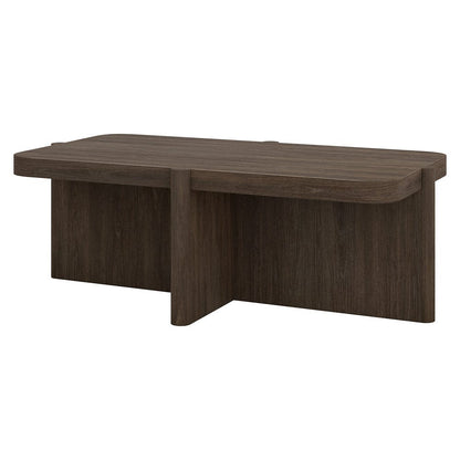Hudson & Canal - Laguna 45" Wide Rectangular Coffee Table in Brown Oak - CT2464 view 3