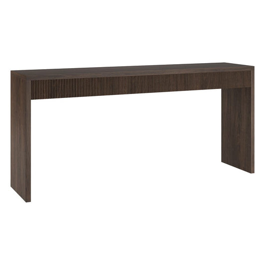 Hudson & Canal - Lawrence 64" Wide Rectangular Console Table in Alder Brown - AT2377 view 1