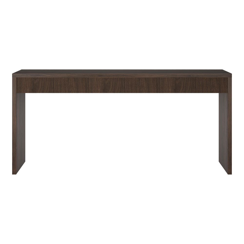 Hudson & Canal - Lawrence 64" Wide Rectangular Console Table in Alder Brown - AT2377 view 2