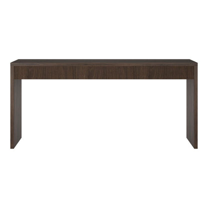 Hudson & Canal - Lawrence 64" Wide Rectangular Console Table in Alder Brown - AT2377 view 2
