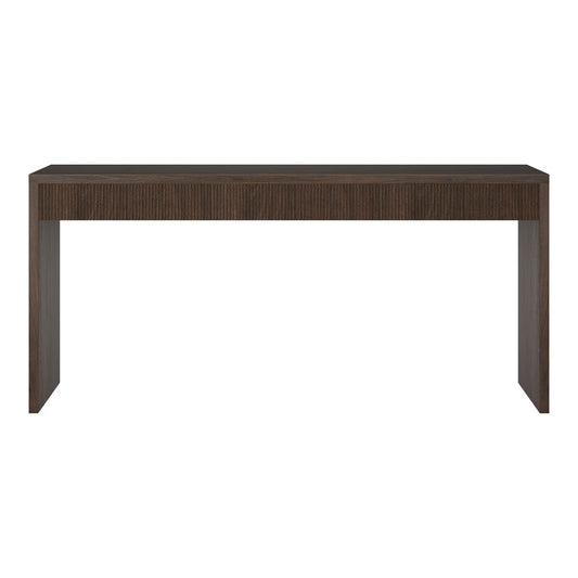 Hudson & Canal - Lawrence 64" Wide Rectangular Console Table in Alder Brown - AT2377 view 2