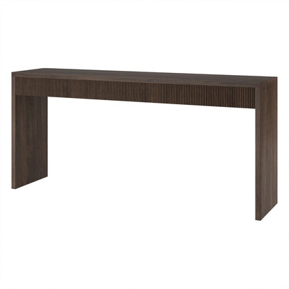 Hudson & Canal - Lawrence 64" Wide Rectangular Console Table in Alder Brown - AT2377 view 3