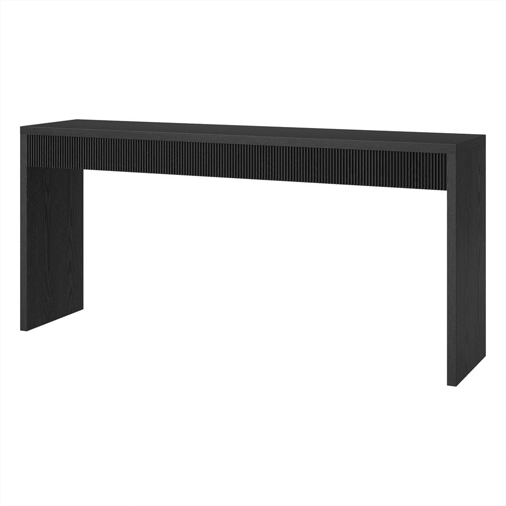 Hudson & Canal - Lawrence 64" Wide Rectangular Console Table in Black Grain - AT2375 view 3
