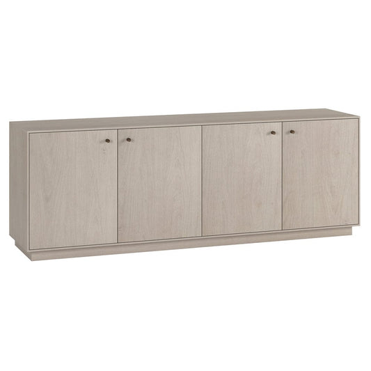 Hudson & Canal - Lillian Rectangular TV Stand for TV's up to 75" in Alder White - TV2411 view 1
