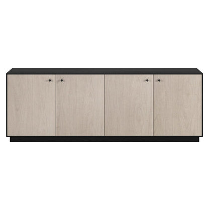 Hudson & Canal - Lillian Rectangular TV Stand for TV's up to 75" in Black Grain/Alder White - TV2409 view 2