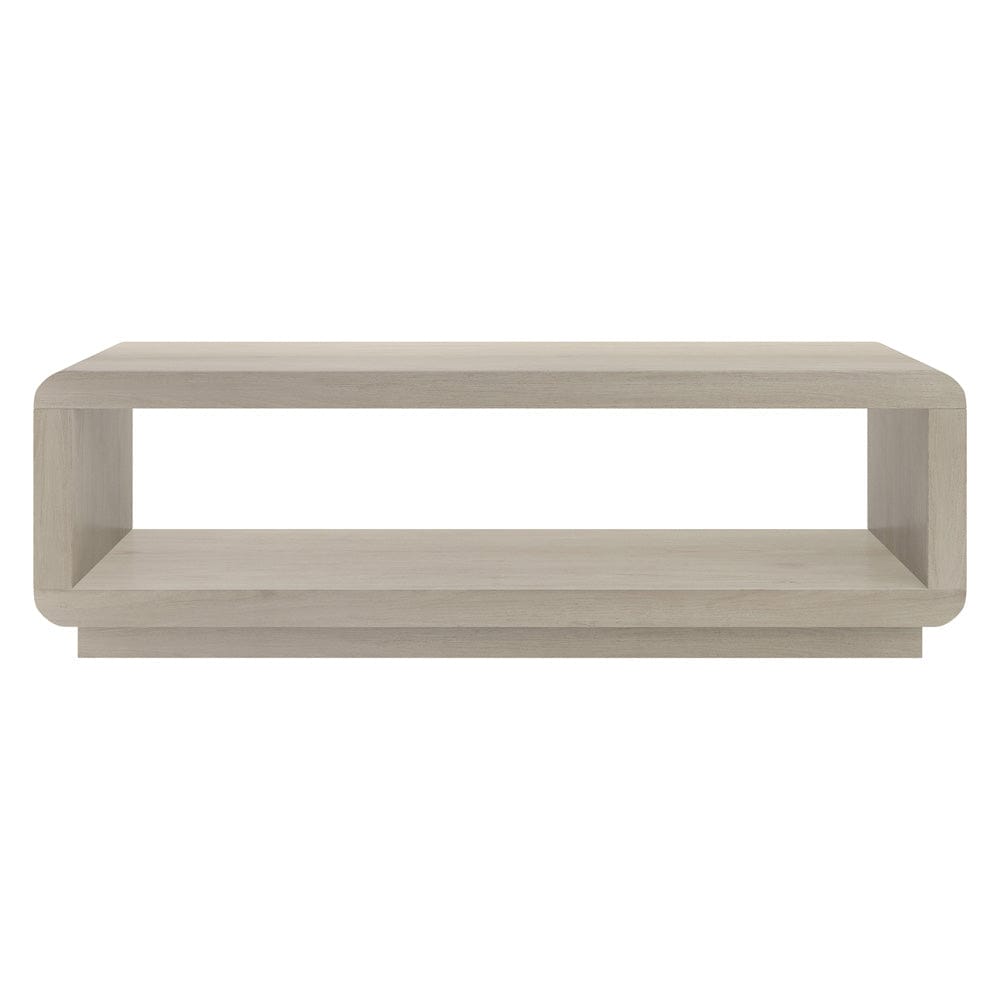 Hudson & Canal - Lonni 47" Wide Rectangular Coffee Table in Alder White - CT2447 view 2