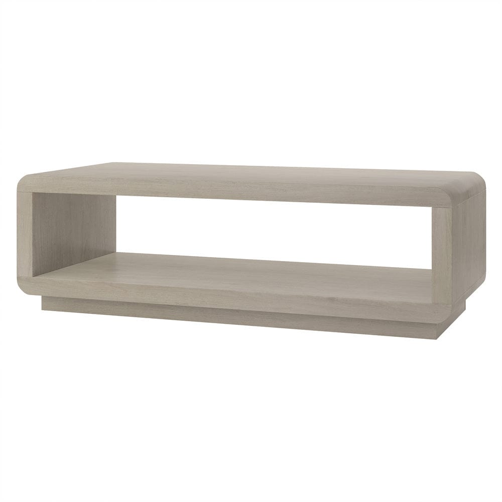 Hudson & Canal - Lonni 47" Wide Rectangular Coffee Table in Alder White - CT2447 view 3