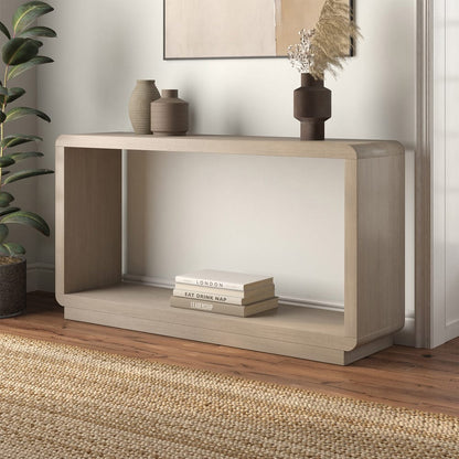 Hudson & Canal - Lonni 55" Rectangular Console Table in Alder White - AT2472 view 7