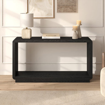 Hudson & Canal - Lonni 55" Rectangular Console Table in Black Grain - AT2471 view 6