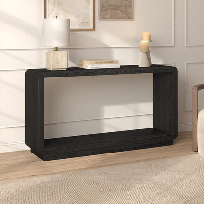 Hudson & Canal - Lonni 55" Rectangular Console Table in Black Grain - AT2471 view 7