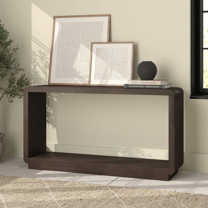 Hudson & Canal - Lonni 55" Rectangular Console Table in Brown Oak - AT2473 view 5
