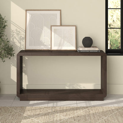 Hudson & Canal - Lonni 55" Rectangular Console Table in Brown Oak - AT2473 view 6