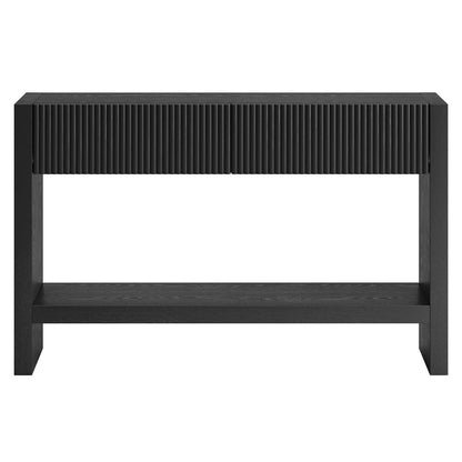 Hudson & Canal - Manzanita 48" Wide Rectangular Console Table in Black Veneer - AT2456 view 2