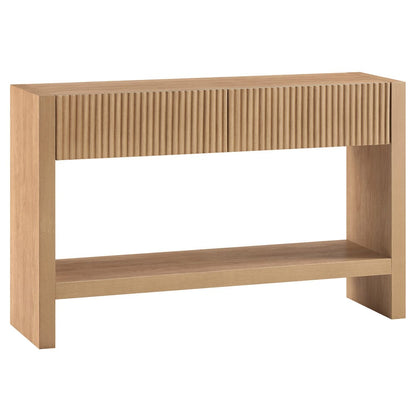 Hudson & Canal - Manzanita 48" Wide Rectangular Console Table in Light Oak Veneer - AT2458 view 3