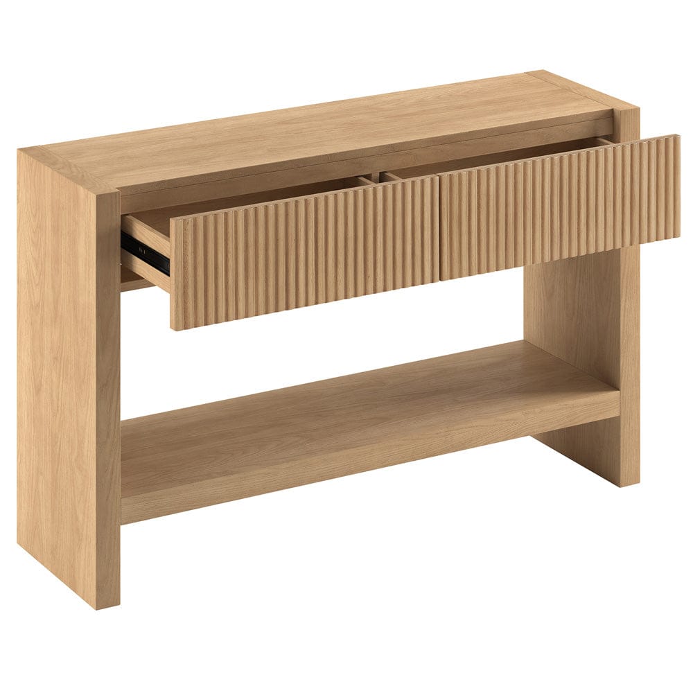 Hudson & Canal - Manzanita 48" Wide Rectangular Console Table in Light Oak Veneer - AT2458 view 4