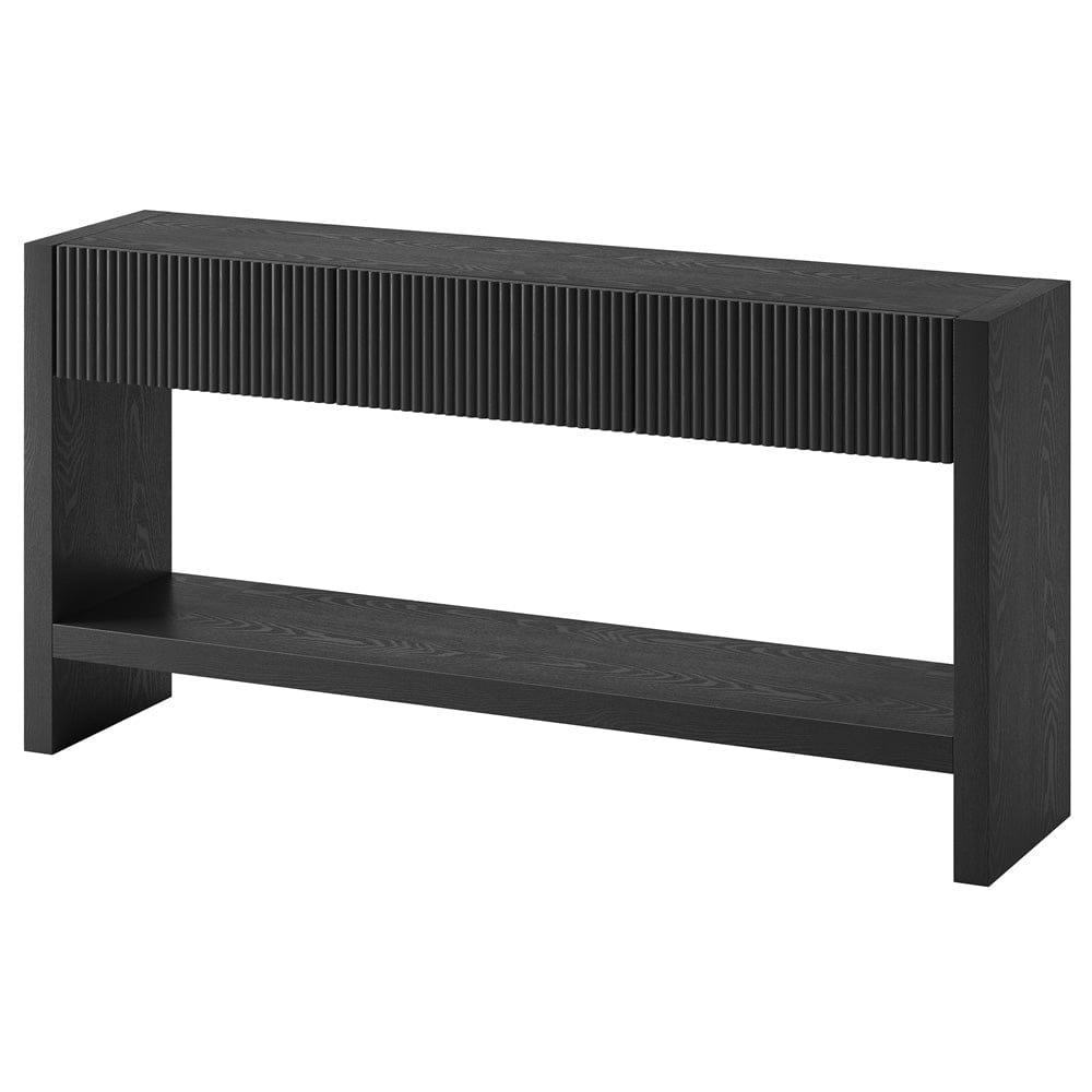 Hudson & Canal - Manzanita 60" Wide Rectangular Console Table in Black Veneer - AT2459 view 3