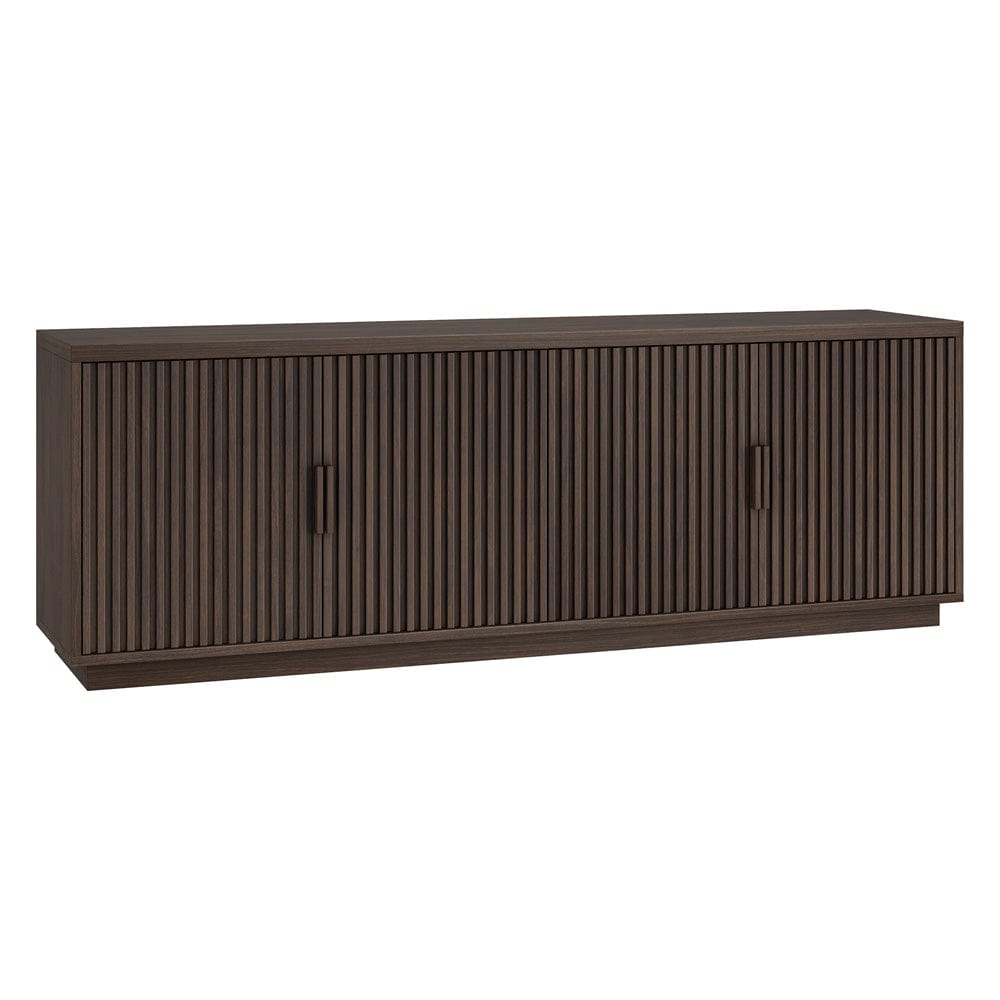 Hudson & Canal - Mero Rectangular TV Stand for TV's up to 75" in Alder Brown - TV2398 view 1