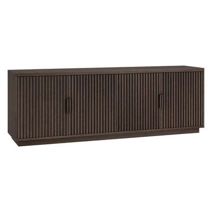 Hudson & Canal - Mero Rectangular TV Stand for TV's up to 75" in Alder Brown - TV2398 view 1