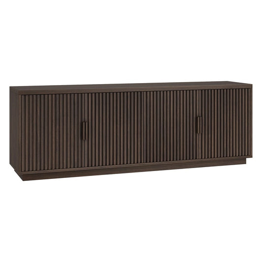 Hudson & Canal - Mero Rectangular TV Stand for TV's up to 75" in Alder Brown - TV2398 view 1
