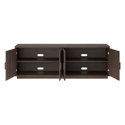 Hudson & Canal - Mero Rectangular TV Stand for TV's up to 75" in Alder Brown - TV2398 view 4