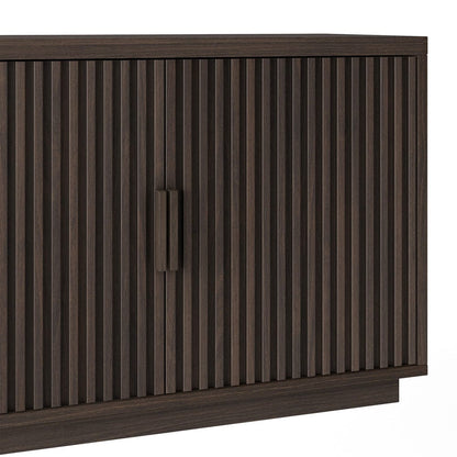 Hudson & Canal - Mero Rectangular TV Stand for TV's up to 75" in Alder Brown - TV2398 view 5