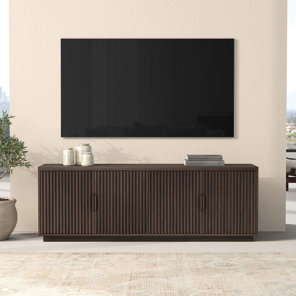 Hudson & Canal - Mero Rectangular TV Stand for TV's up to 75" in Alder Brown - TV2398 view 9