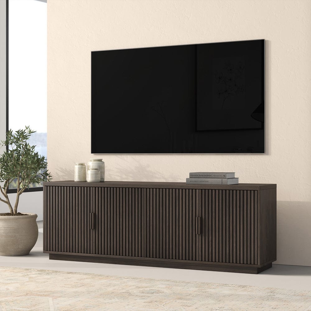 Hudson & Canal - Mero Rectangular TV Stand for TV's up to 75" in Alder Brown - TV2398 view 10