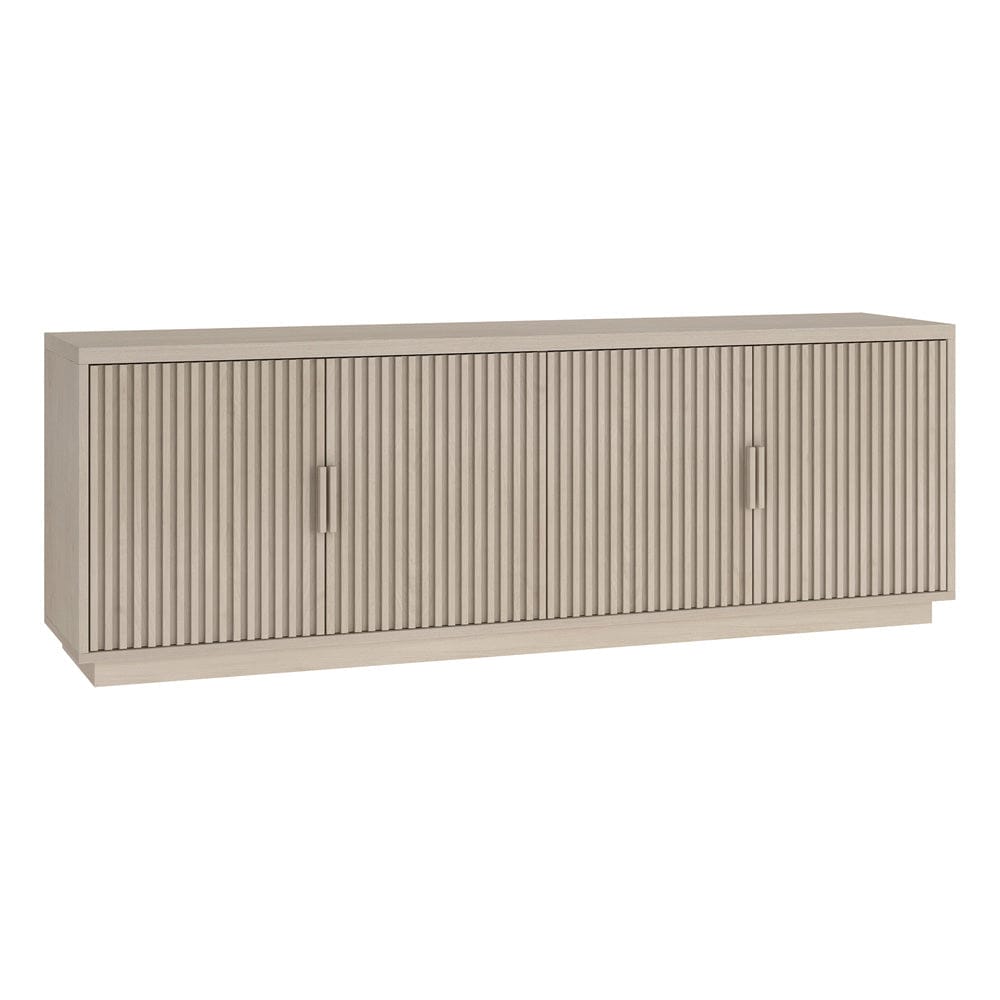 Hudson & Canal - Mero Rectangular TV Stand for TV's up to 75" in Alder White - TV2397 view 1