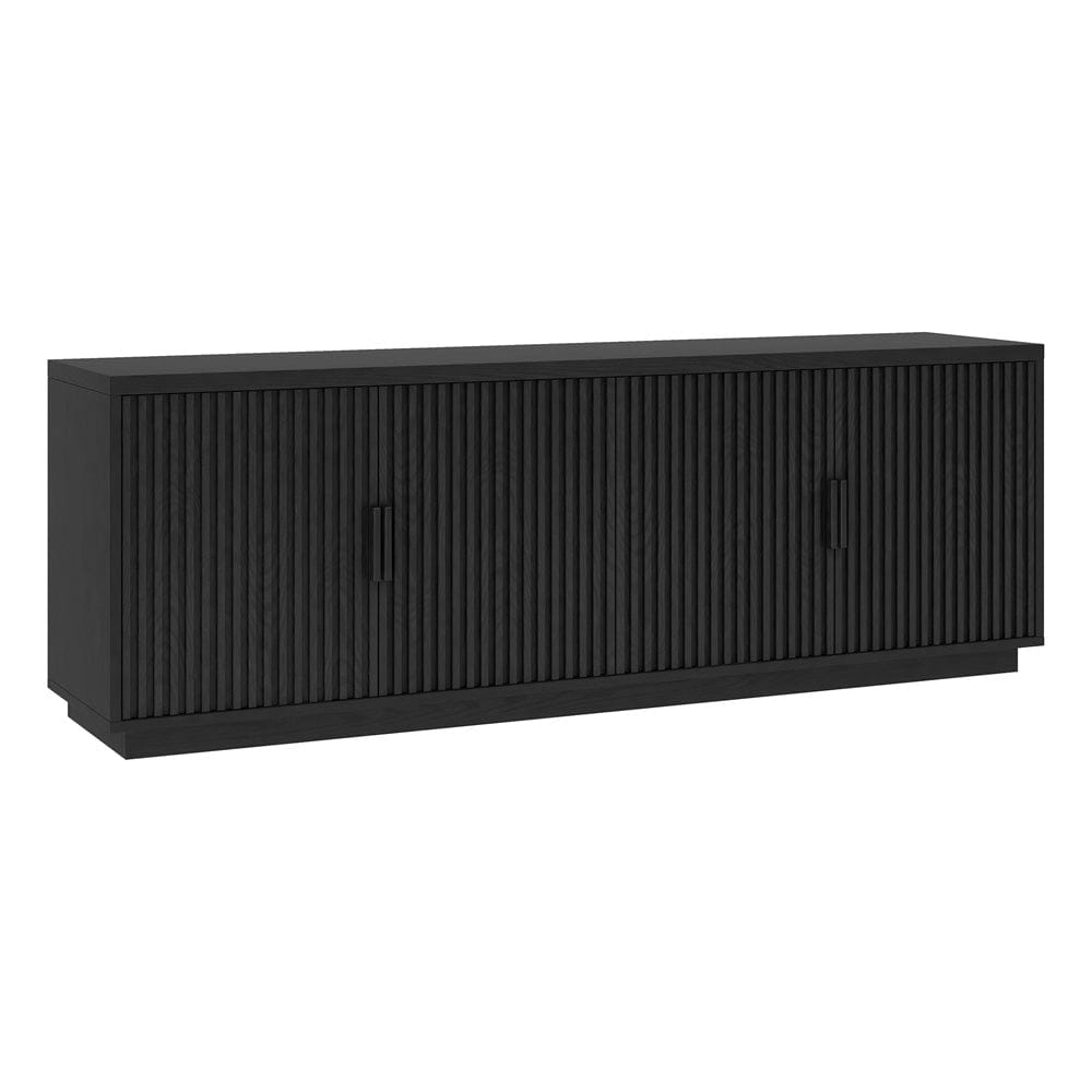 Hudson & Canal - Mero Rectangular TV Stand for TV's up to 75" in Black Grain - TV2396 view 1