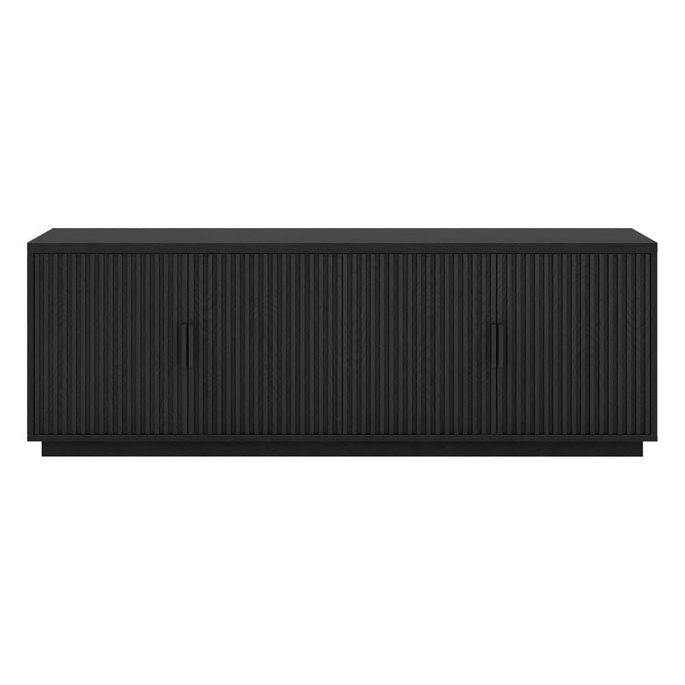 Hudson & Canal - Mero Rectangular TV Stand for TV's up to 75" in Black Grain - TV2396 view 2