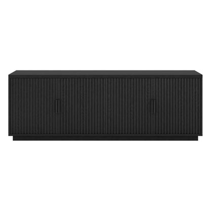 Hudson & Canal - Mero Rectangular TV Stand for TV's up to 75" in Black Grain - TV2396 view 2
