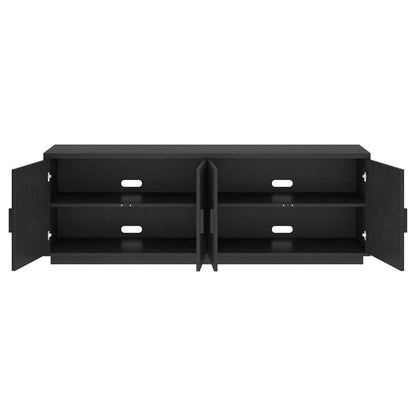 Hudson & Canal - Mero Rectangular TV Stand for TV's up to 75" in Black Grain - TV2396 view 4
