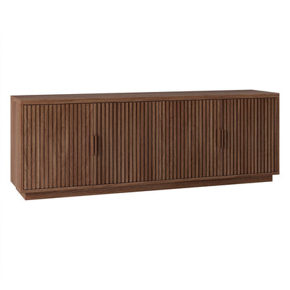 Hudson & Canal - Mero Rectangular TV Stand for TV's up to 75" in Satin Walnut - TV2399 view 1