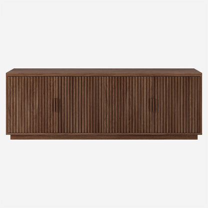 Hudson & Canal - Mero Rectangular TV Stand for TV's up to 75" in Satin Walnut - TV2399 view 2
