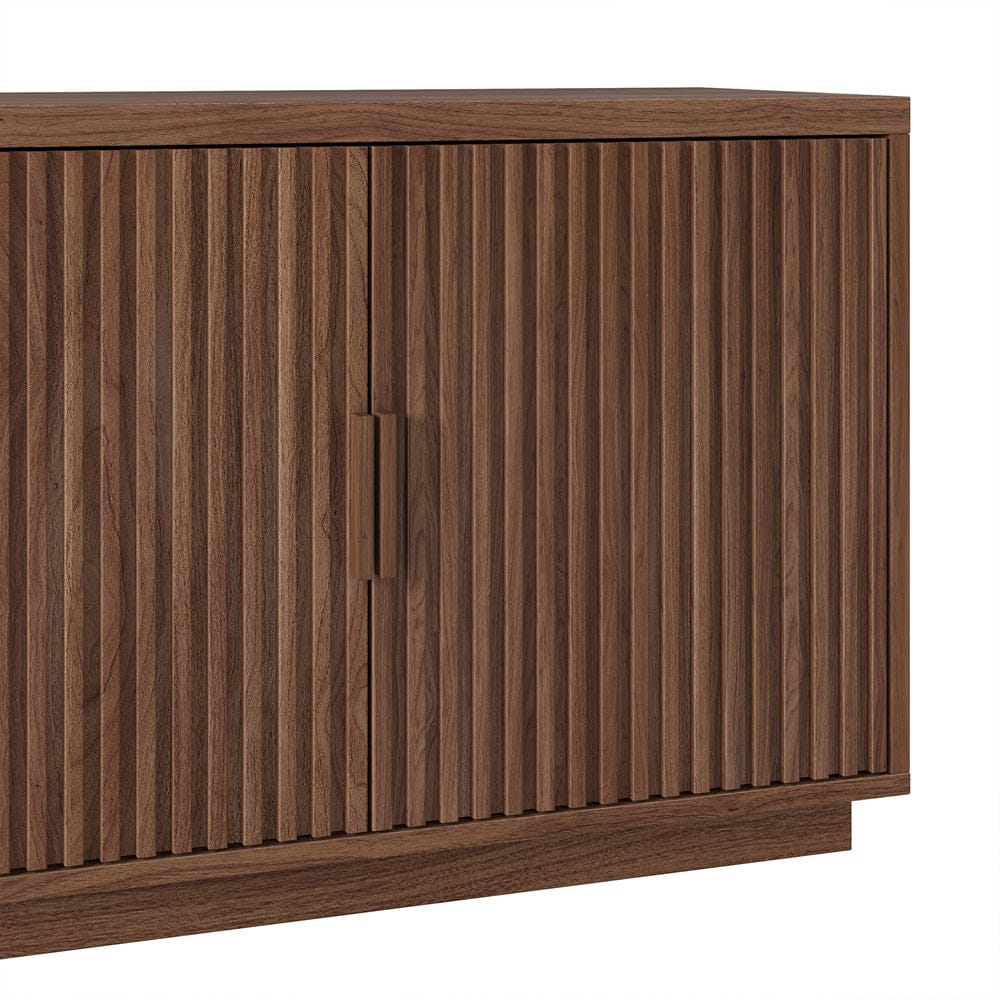 Hudson & Canal - Mero Rectangular TV Stand for TV's up to 75" in Satin Walnut - TV2399 view 5