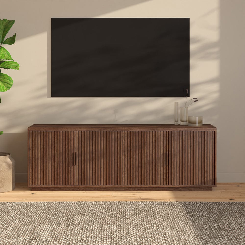 Hudson & Canal - Mero Rectangular TV Stand for TV's up to 75" in Satin Walnut - TV2399 view 10