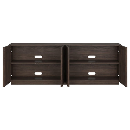 Hudson & Canal - Morse Rectangular TV Stand for TV's up to 75" in Alder Brown - TV2405 view 4