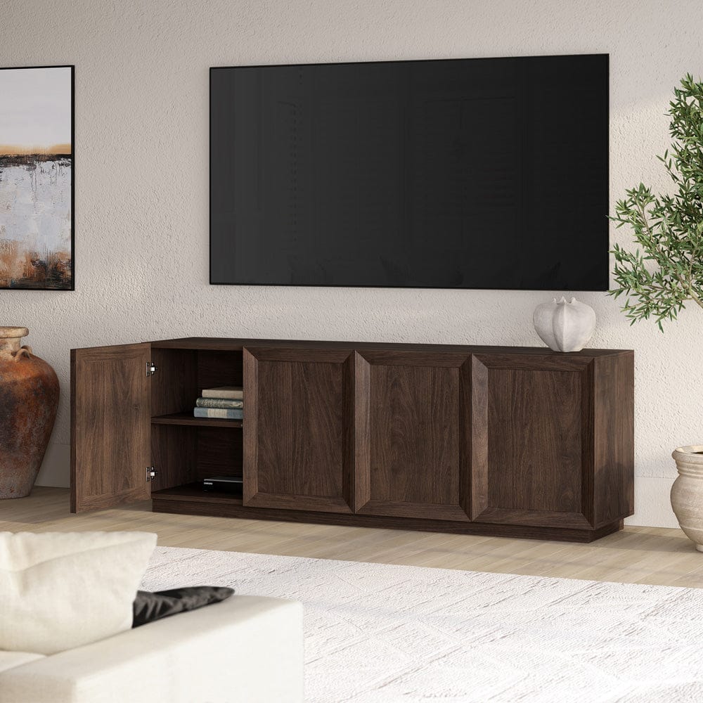 Hudson & Canal - Morse Rectangular TV Stand for TV's up to 75" in Alder Brown - TV2405 view 7