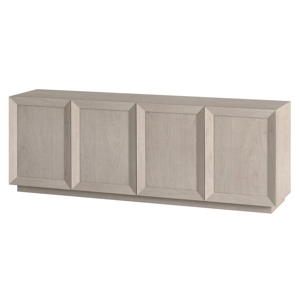 Hudson & Canal - Morse Rectangular TV Stand for TV's up to 75" in Alder White - TV2404 view 3
