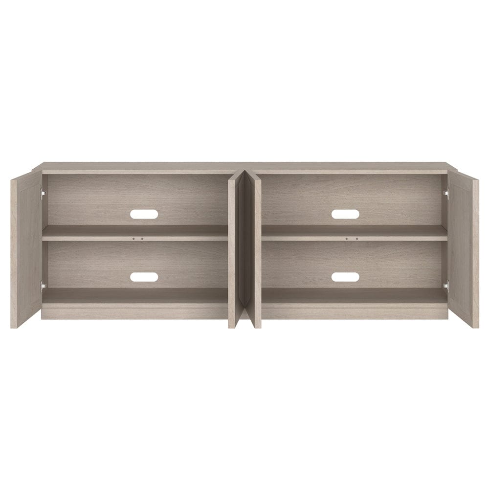 Hudson & Canal - Morse Rectangular TV Stand for TV's up to 75" in Alder White - TV2404 view 4