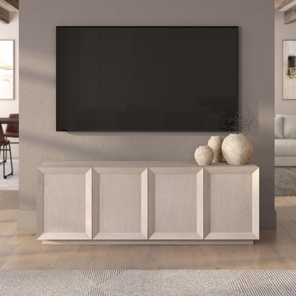 Hudson & Canal - Morse Rectangular TV Stand for TV's up to 75" in Alder White - TV2404 view 8