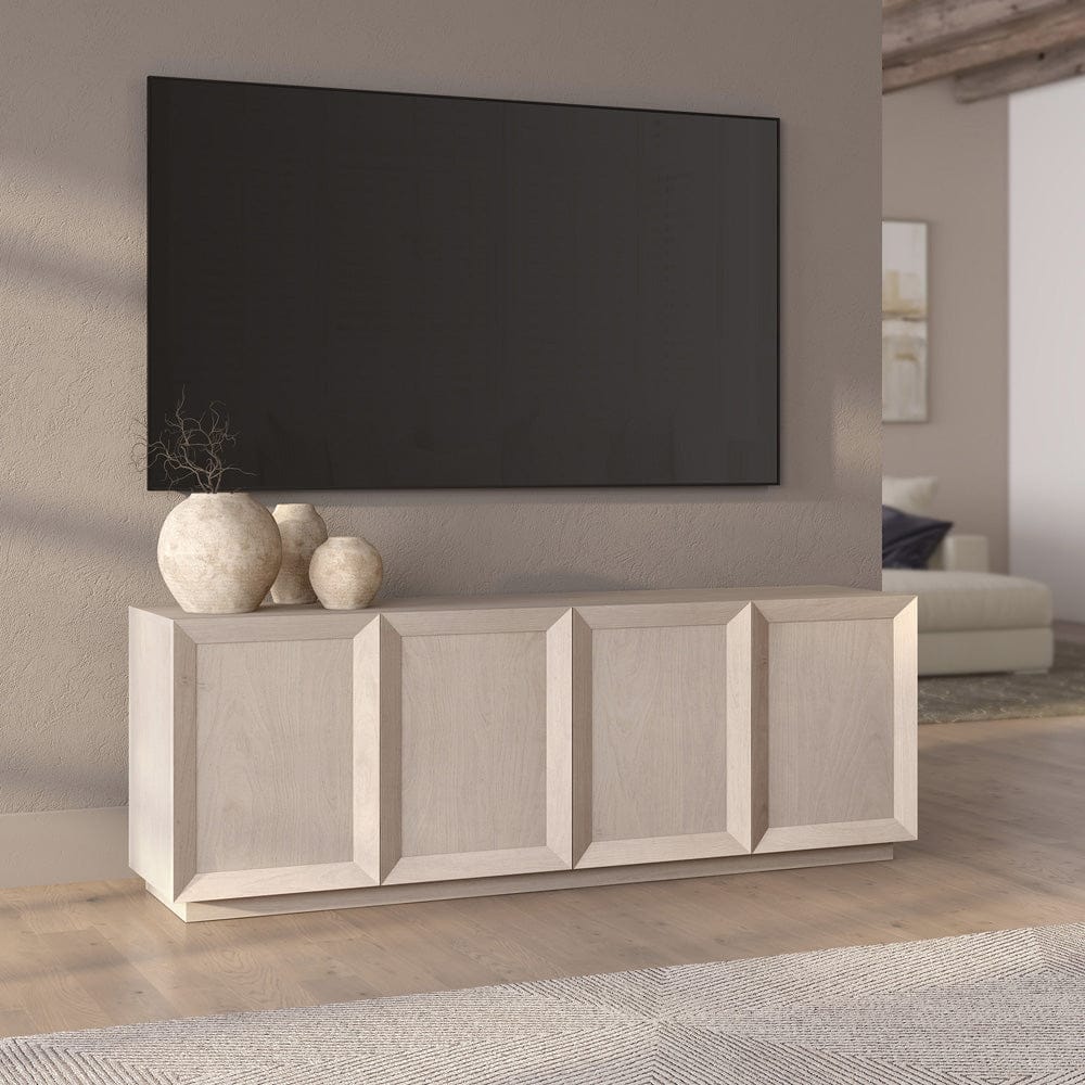 Hudson & Canal - Morse Rectangular TV Stand for TV's up to 75" in Alder White - TV2404 view 9